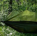 Гамак з москітною сіткою кольору хакі + брезент, фото 9