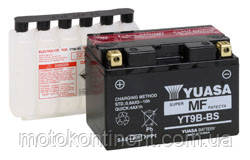 Акумулятор для мотоцикла гелевий YUASA YT14B-BS сухозаряженный AGM 12Ah 210A 205x87x162
