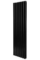 Вертикальний дизайнерський радіатор опалення ARTTIDESIGN Livorno II 7/1800/476 чорний матовий