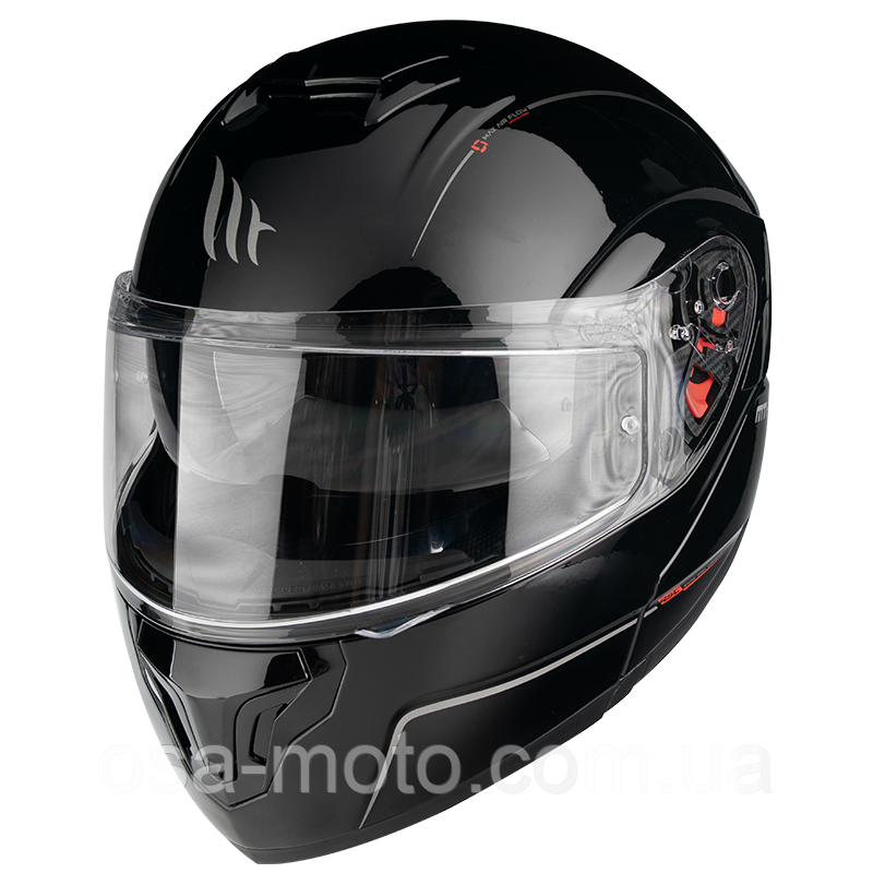 Мотошолом MT Helmets Atom SV Solid Black Gloss