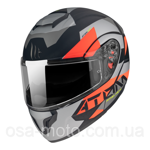 Мотошолом MT Helmets Atom SV Solid White Gloss