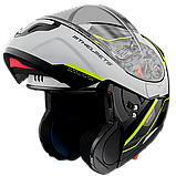 Мотошолом MT Helmets Atom SV Solid White Gloss, фото 3