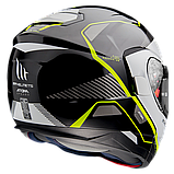 Мотошолом MT Helmets Atom SV Solid White Gloss, фото 5