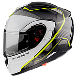 Мотошолом MT Helmets Atom SV Solid White Gloss, фото 4