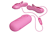 Електростимулятор для молочної залози PRETY LOVE - Nipple Clip 7 режимів вібрації, 3 режими електростимуляції, фото 8