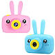 Фотоапарат дитячий кролик Bunny GM-30, Дитячий цифровий міні фотоапарат для дитини, дитяча фотокамера, фото 3