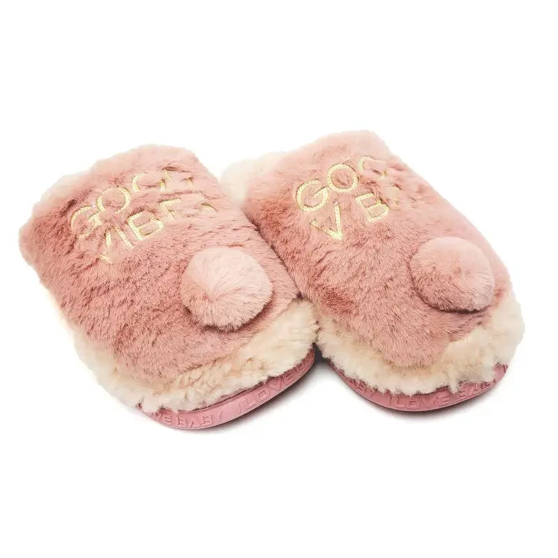 Кімнатні тапочки Corifei розові закриті, фото 1