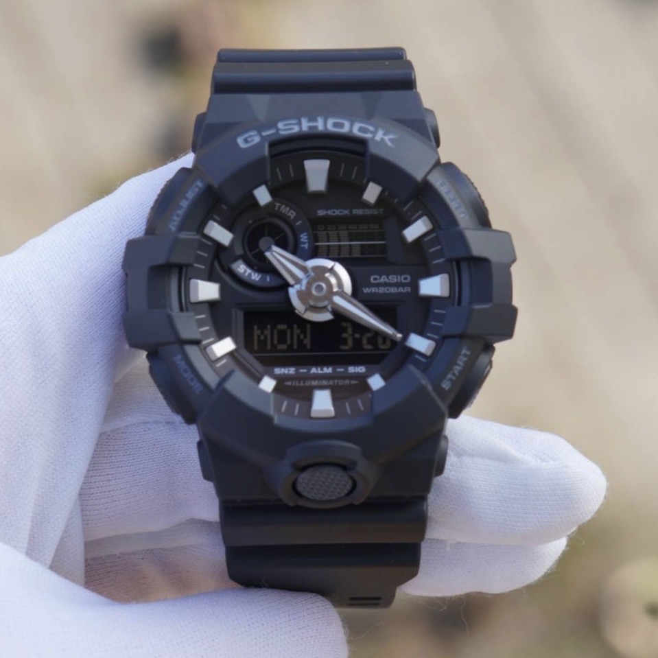 Casio GA-700-1BER G-Shock Super Illuminator 3D Digital