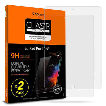 Захисне скло Spigen для iPad Air 3 10.5" (2019) / Pro 10.5" (2017), 2 шт (052GL21713)