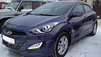 ДЕФЛЕКТОРЫ ОКОН, ВЕТРОВИКИ HYUNDAI I30 5D HB 2012- COBRA