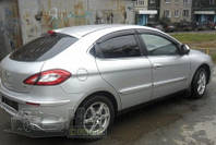 ДЕФЛЕКТОРЫ ОКОН, ВЕТРОВИКИ CHERY M11, A3 2008- COBRA