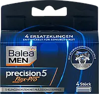 Сменные лезвия для станка Balea men Precision 5 Flex-Pro, 4 шт