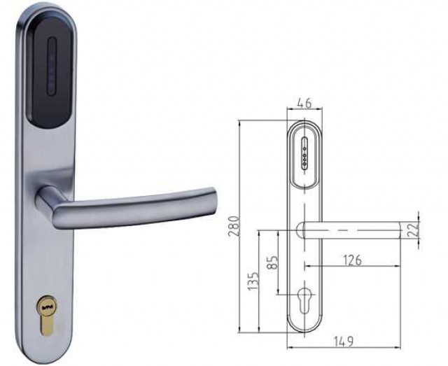 Smartlock SL-929RF-ID - фото 2 - id-p585413059