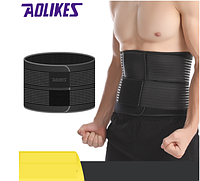 Фитнес пояс ADLIKES для похудения и занятий спортом XL черный 03169
