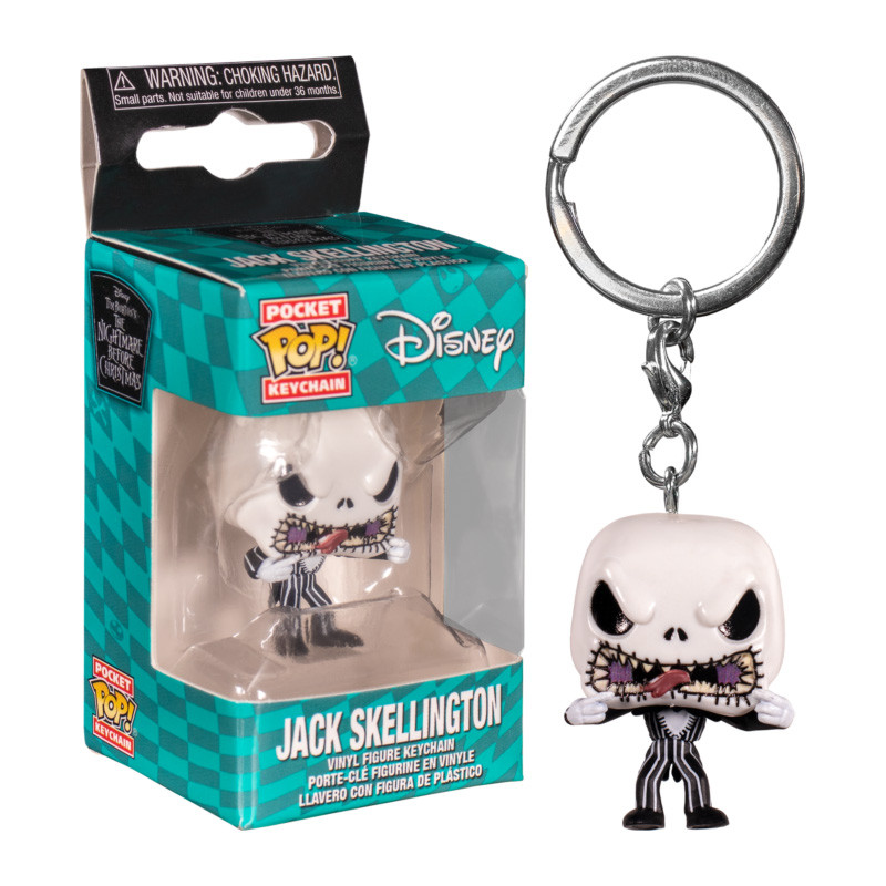 Фігурка-брелок Funko Pop Кошмар перед Різдвом Джек Скеллінгтон Jack Skellington 4 см NBC JS