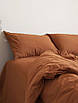 Постільна Білизна Limasso Automne Standart Теракотовий двоспальний євро 200х220см, фото 3