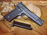 Страйкбольний пістолет Браунінг Galaxy G20 (Browning HP), фото 10