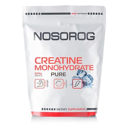 Креатин моногідрат Nosorog Creatine Monohydrate 600g, фото 1