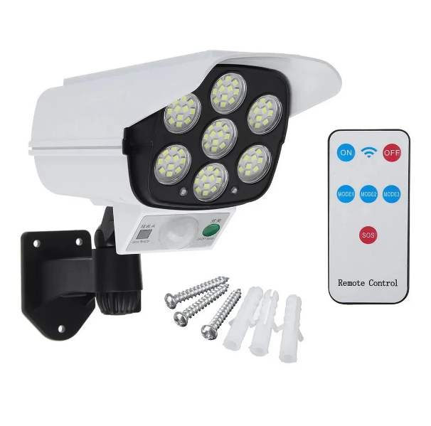 Муляж камера+прожектор 7 LED Solar Sensor Light Лучшая цена