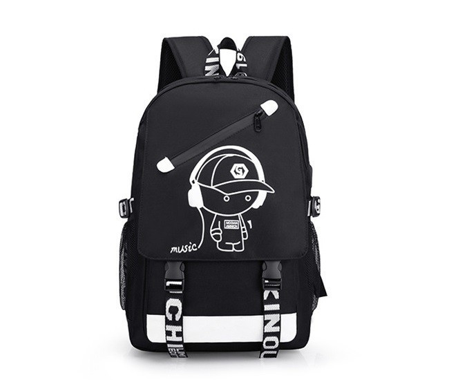 Рюкзак Music з USB, що світиться в темряві Лучшая цена, фото 1