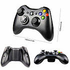Бездротовий джойстик Xbox 360 Wireless Controller Black Лучшая цена, фото 7
