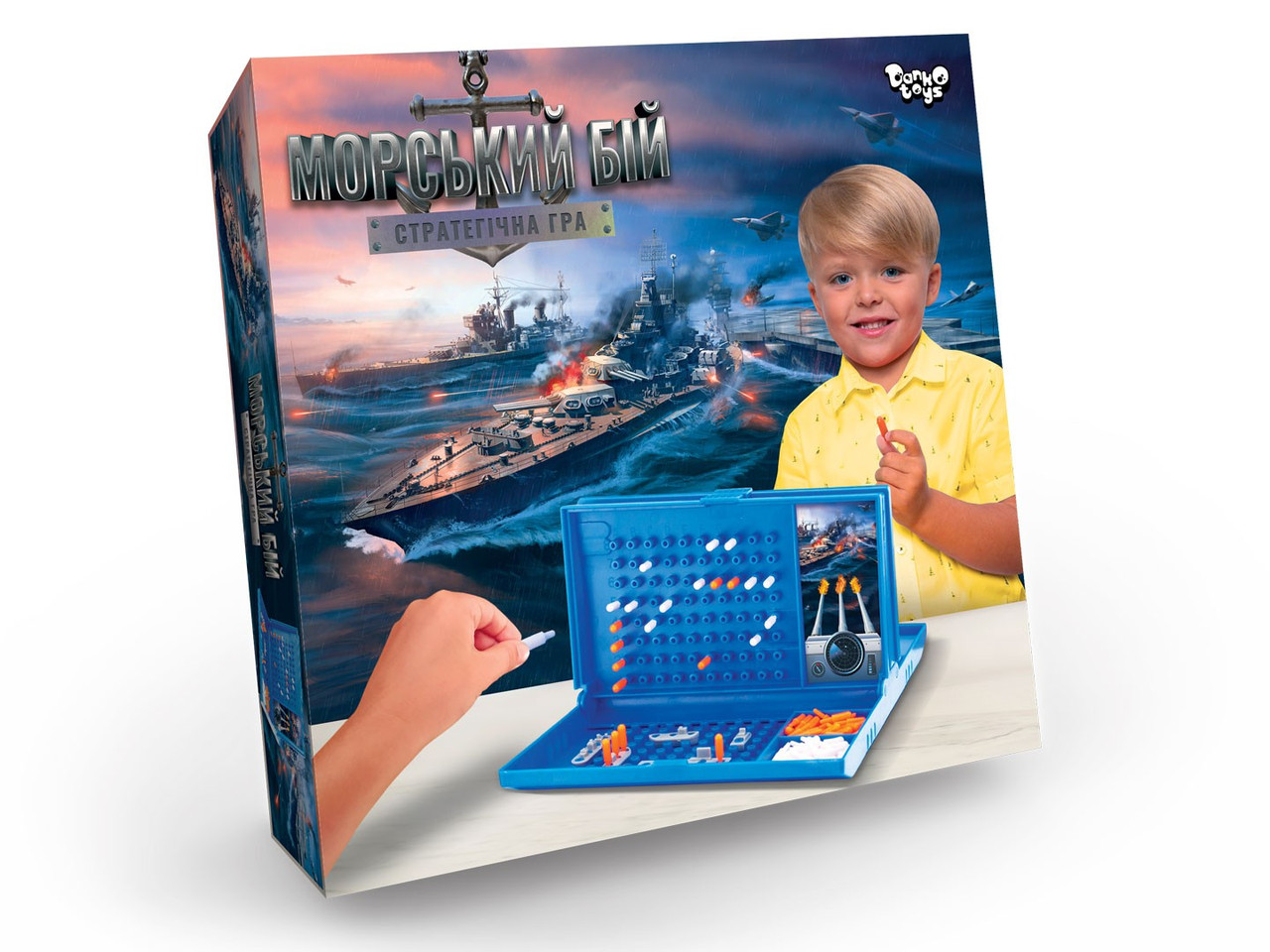 Гра настільна Danko Toys "Морський бій" (Укр) (G-MB-01U), фото 1