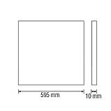 Світильник врізний Horoz Galaksi 45 W 595 мм, фото 3
