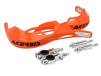Захист руля (рук) помаранчева Acerbis алюмінієвий, універсальний 22-28мм