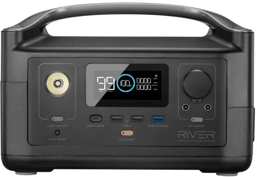 Зарядна станція EcoFlow RIVER з розеткою 220В та USB виходом