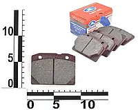 Колодка тормозная передняя ВАЗ 2101-07 (к-т 4 шт.) кор. уп.