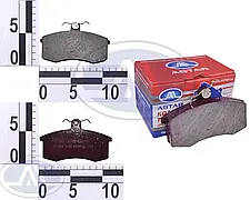 Колодка гальмівна передня ВАЗ 2108-099, 2113-15 (к-т 4 шт.) кор. уп.