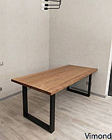 Стол лофт обеденный, ЯСЕНЬ, 2000*900. Мебель лофт.