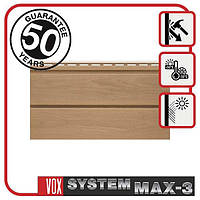 Сайдинг виниловый VOX System MAX-3 Панель плоская X3-05 "дуб" 3,85 м, 0,96 м2