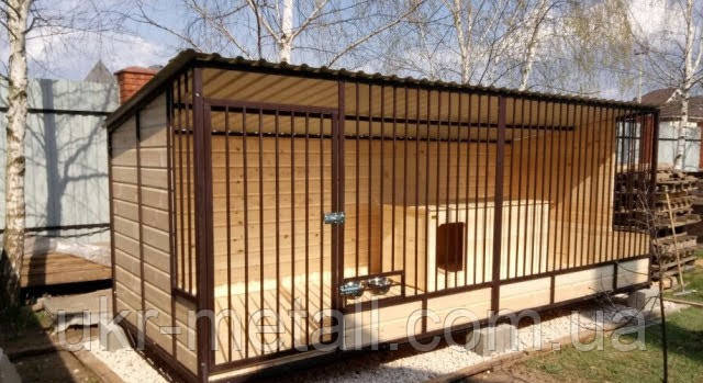 Вольєр для собак під ключ виробництво