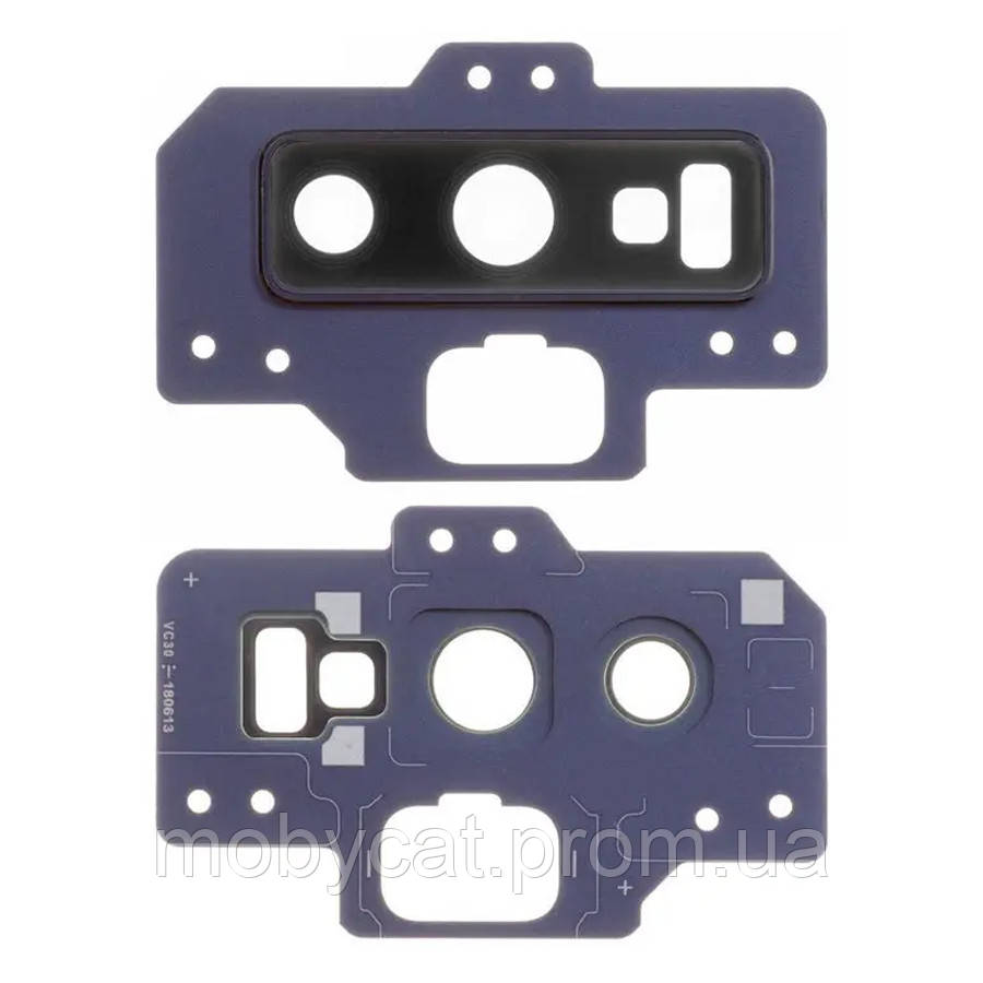 Скло камери Samsung Galaxy Note 9 N960F (синє у рамці), фото 1