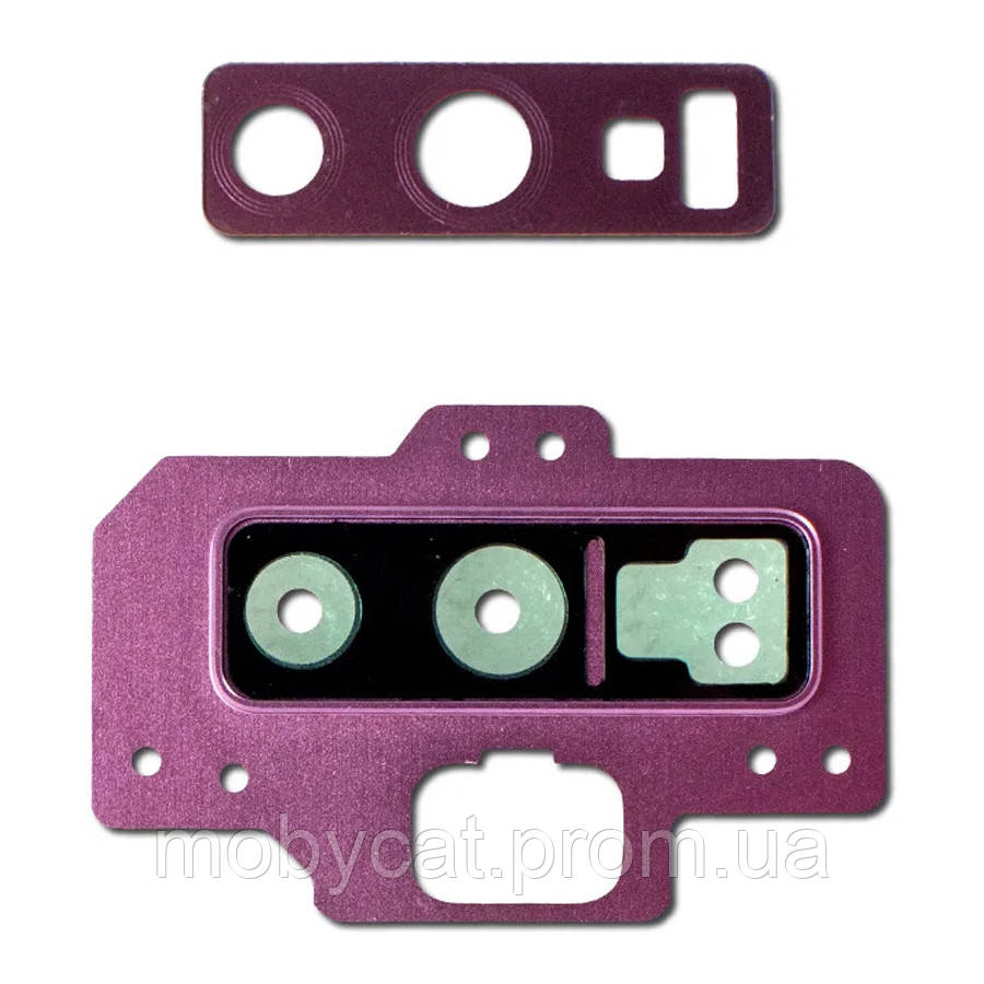 Скло камери Samsung Galaxy Note 9 N960F (фіолетове в рамці), фото 1