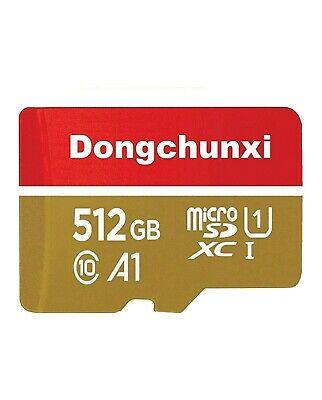 Картка пам'яті Dongchunkxi microSDXC 512 GB Class 10 UHS-I до 120 МБ/с з адаптером