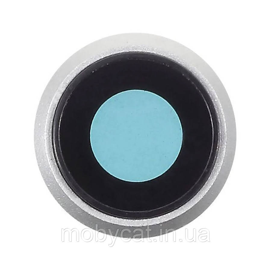 Скло камери Apple iPhone 8. iPhone SE 2020 (зі сріблястим кільцем), фото 1