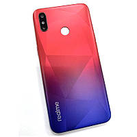 Задняя крышка Realme 3i RMX1827 красная Original PRC со стеклом камеры