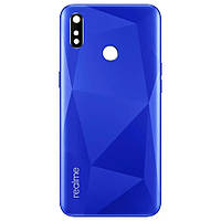 Задняя крышка Realme 3i RMX1827 синяя Original PRC со стеклом камеры