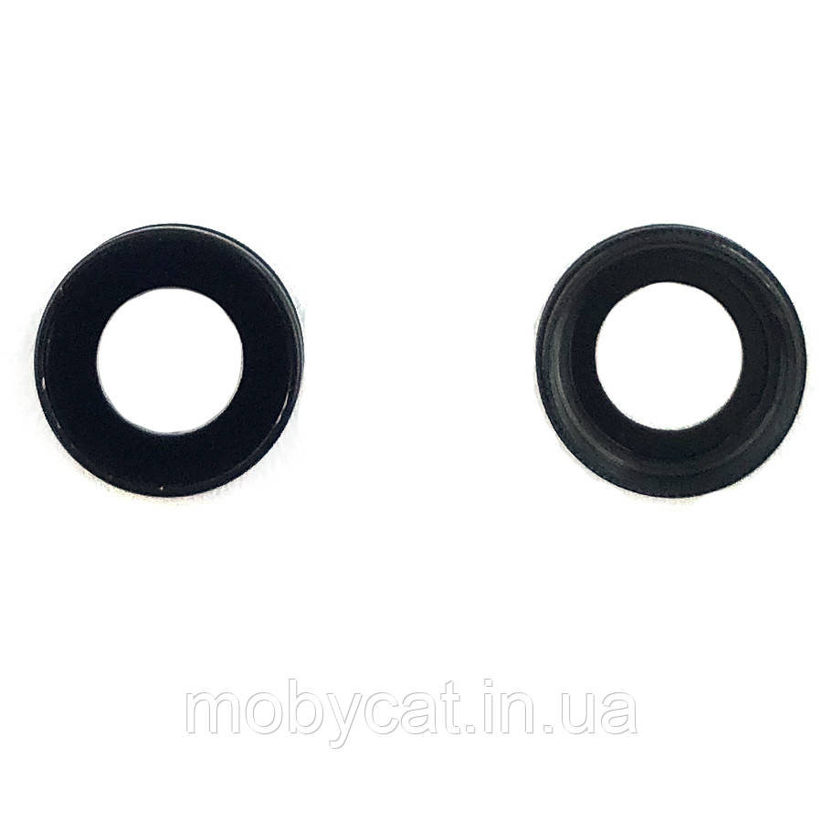 Скло камери Apple iPhone 7 (чорне з кільцем), фото 1