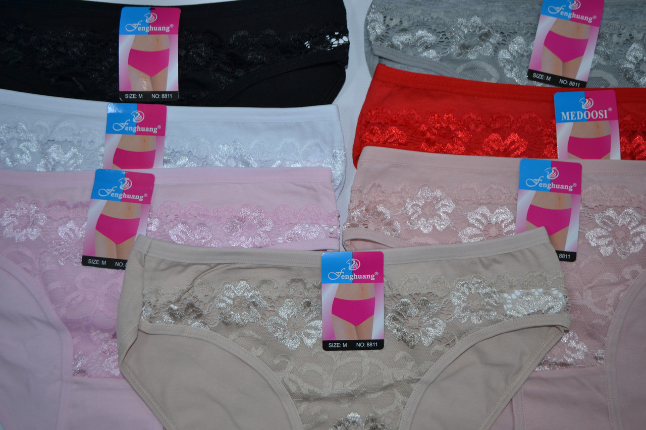 Трусики Medoosi блескучі кружева, фото 1