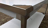 Стіл із штампованою мийкою з неіржавкої сталі без полиці, фото 3