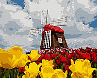 Картина по номерам "Цветущая Голландия" 40*50 см, набор для творчества, Artmo, Украина