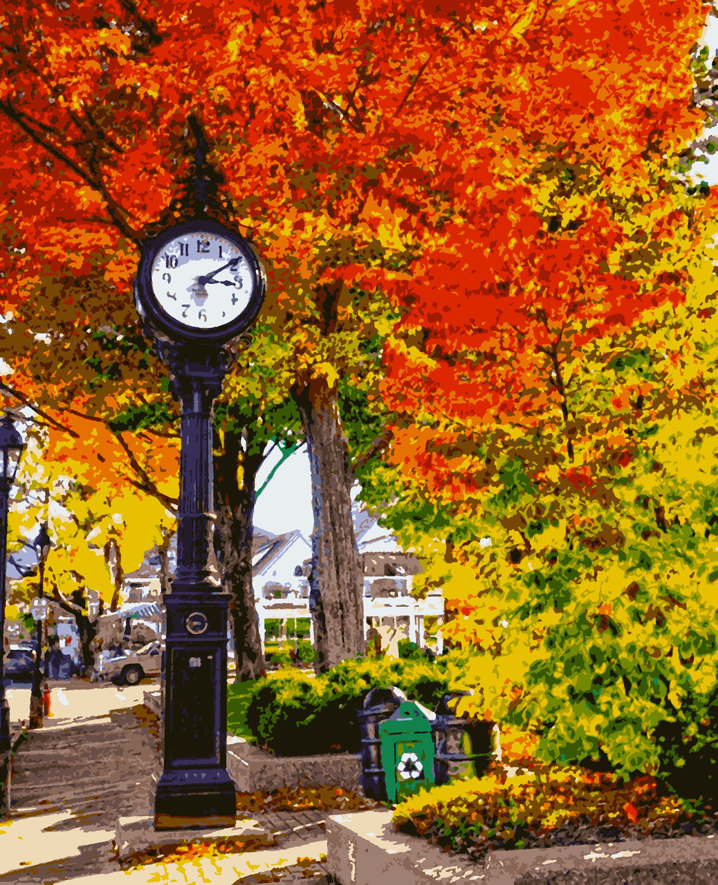 Картина за номерами "Золота осінь" 50*60 см