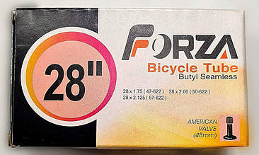 Велосипедная камера Forza 28х1.75-2.00-2.125 (A\V)