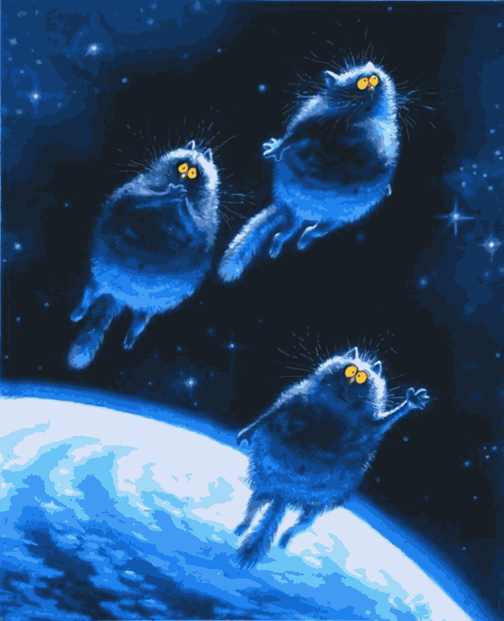 Картина за номерами "К звездам!" 50*60 см