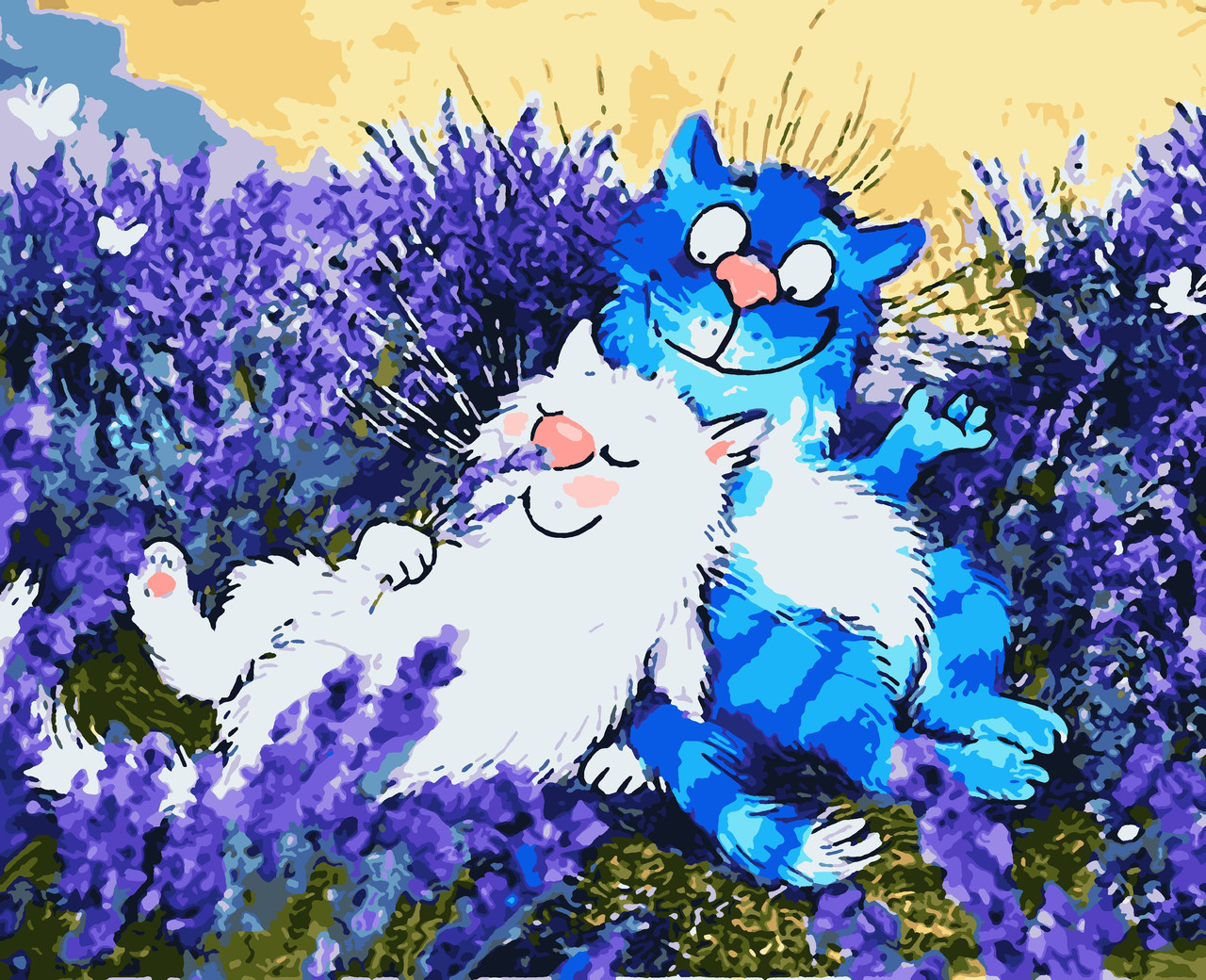 Картина за номерами "Лавандова романтика" 40*50 см