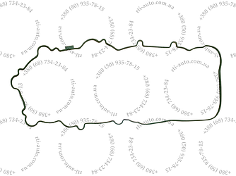 Прокладка 5340-1003270 клапанної кришки ЯМЗ-534 силікон