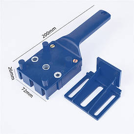 Меблевий кондуктор для свердління отворів під фурнітуру 6 8 10 мм